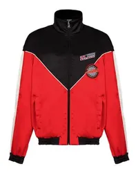 Balmain Dreifarbige Jacke Balmain Racing Red