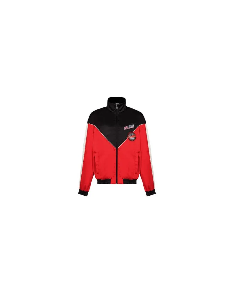 Balmain Dreifarbige Jacke Balmain Racing Red