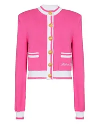 Balmain Cardigan Balmain Signature Pink