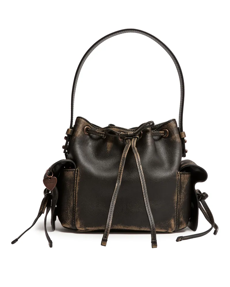 Acne Studios Mini Bucket Bag Multipocket Vintage 