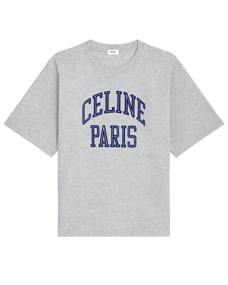 Celine Lockeres t-shirt aus baumwolljersey 