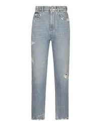 Dolce & Gabbana Jeans mit Mini-Rissen Multicolor