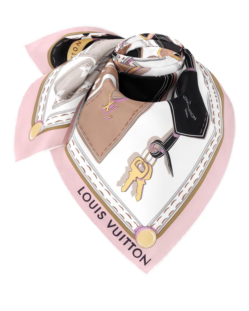 Louis Vuitton Tag Me Carré 90 Beige