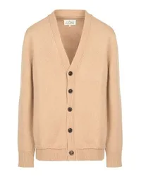 Maison Margiela Cardigan Mit Ellbogen-Aufnähern Brown