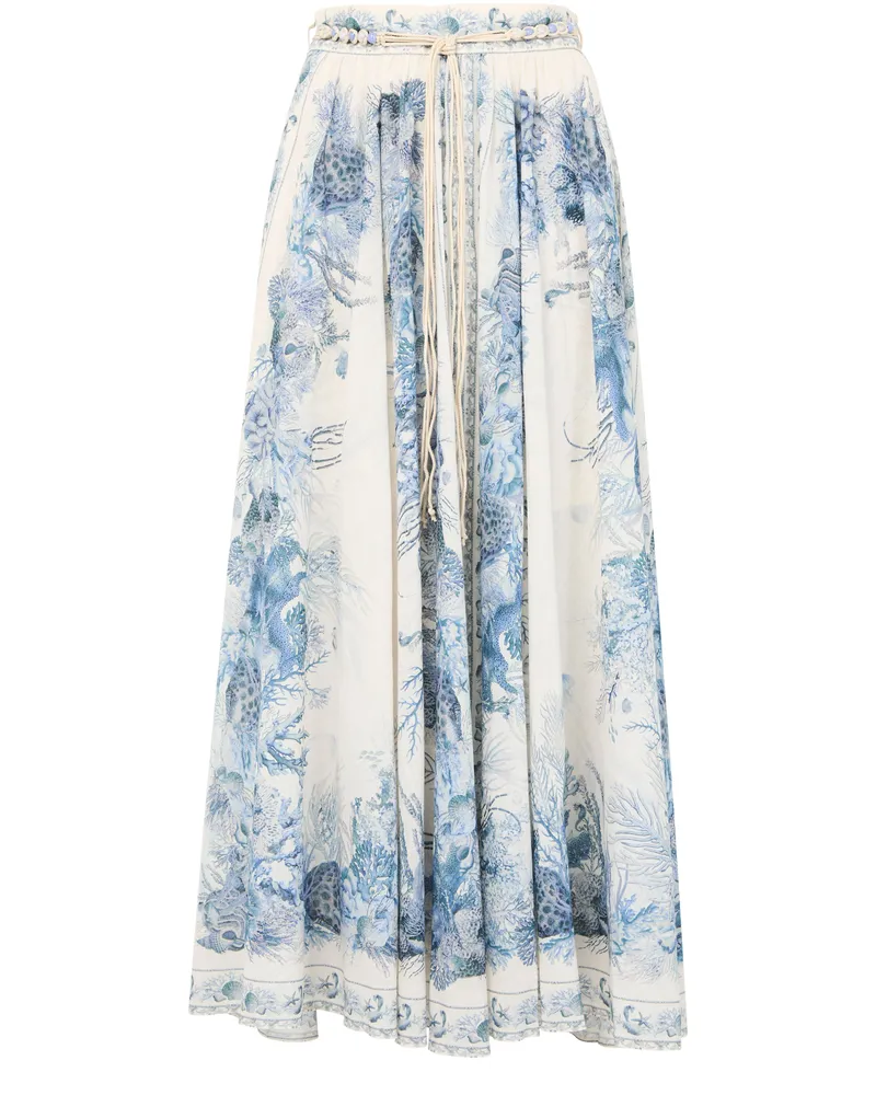 Zimmermann Ausgestellter Maxirock Wanderlust 