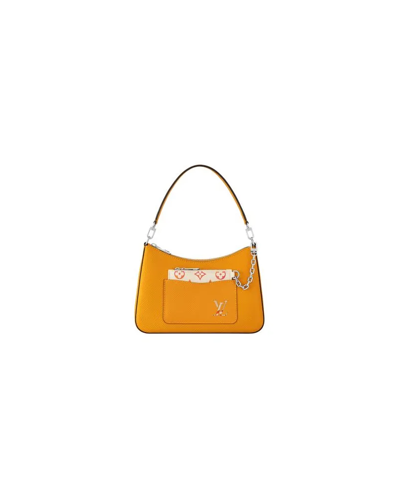 Louis Vuitton Keepall 50 mit Schulterriemen Yellow