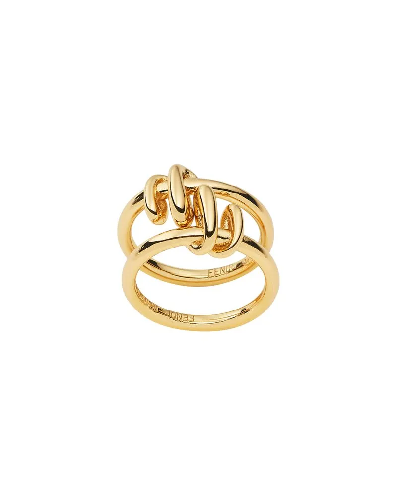 Fendi Ring Set Fendi Filo Gold