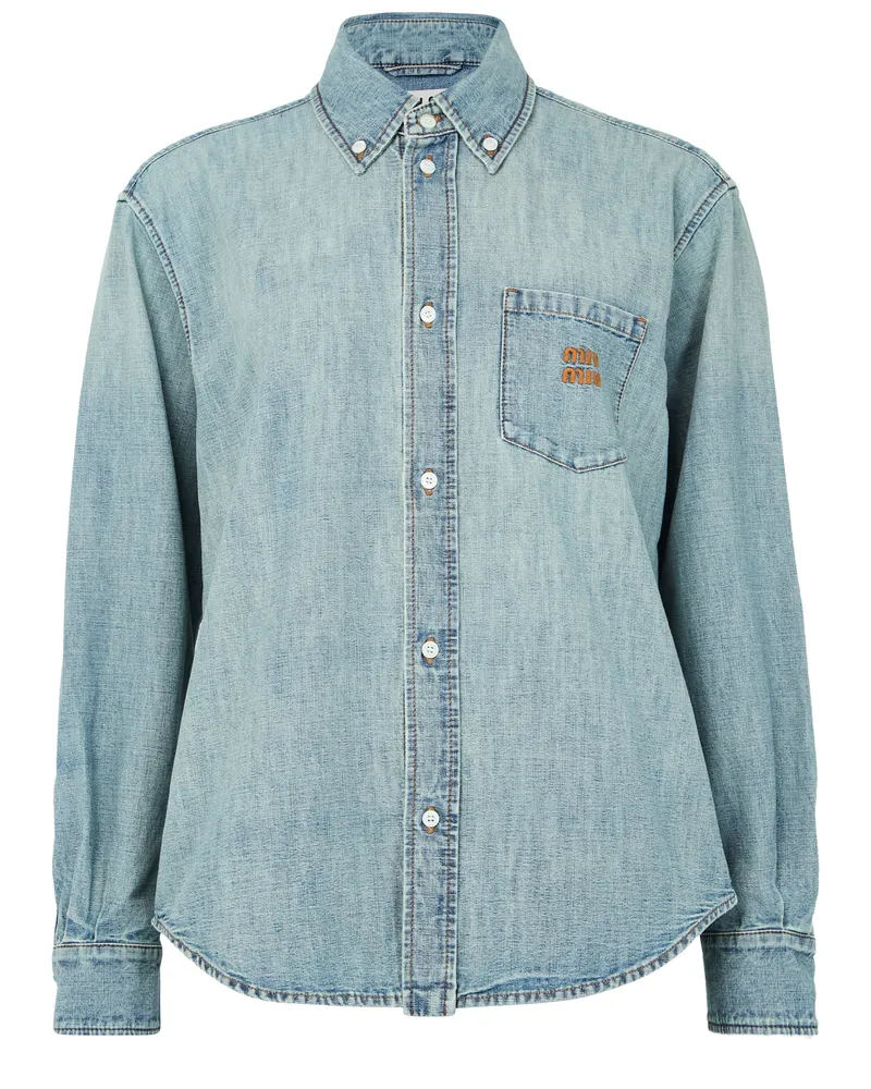 Miu Miu Hemd aus Denim 