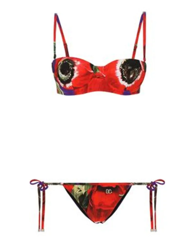 Dolce & Gabbana Triangel-Bikini Multicolor