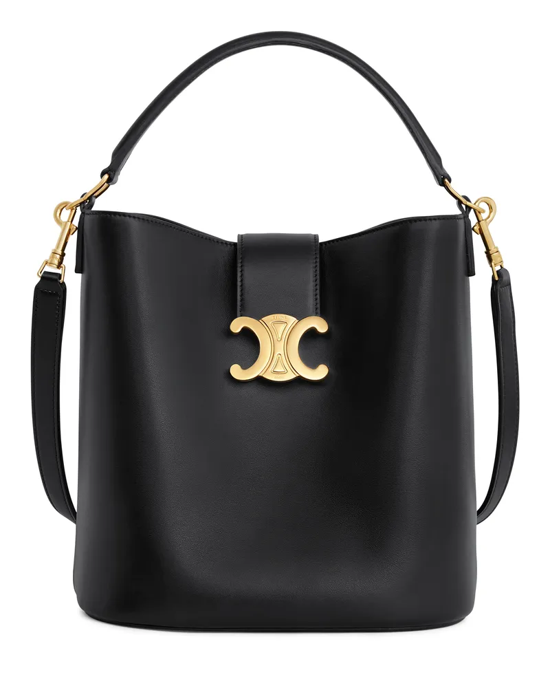 Celine Mittelgrosse bucket-tasche Louise aus glattem kalbsleder 