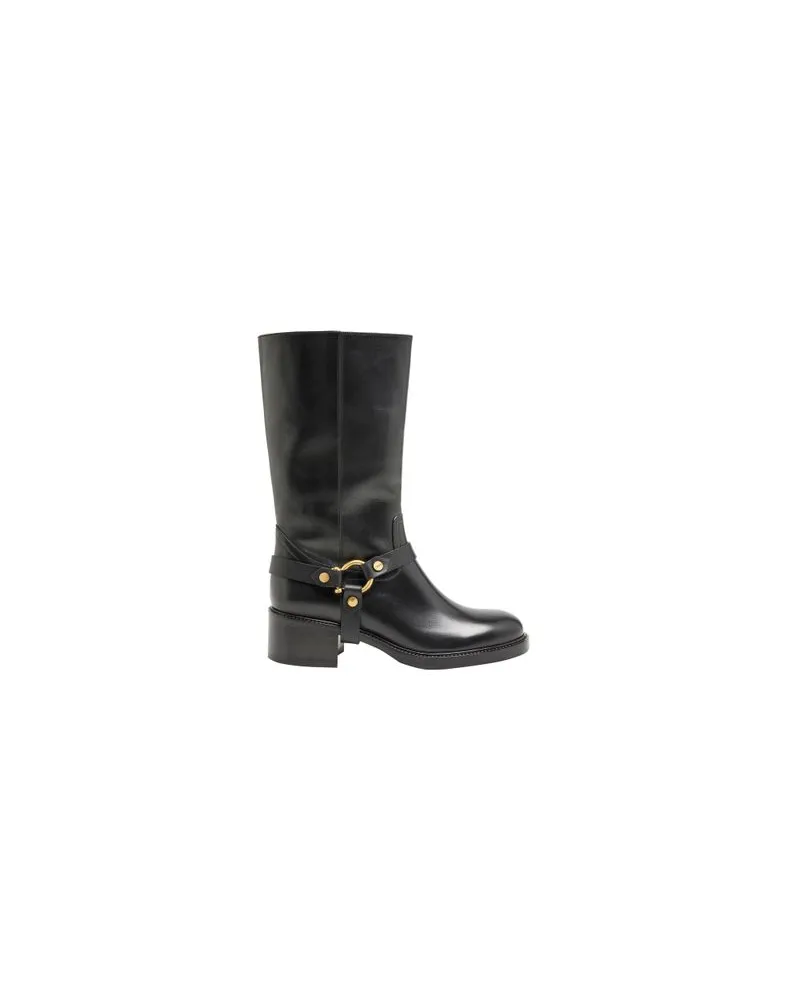 KHAITE Lederjacke Shelman Black