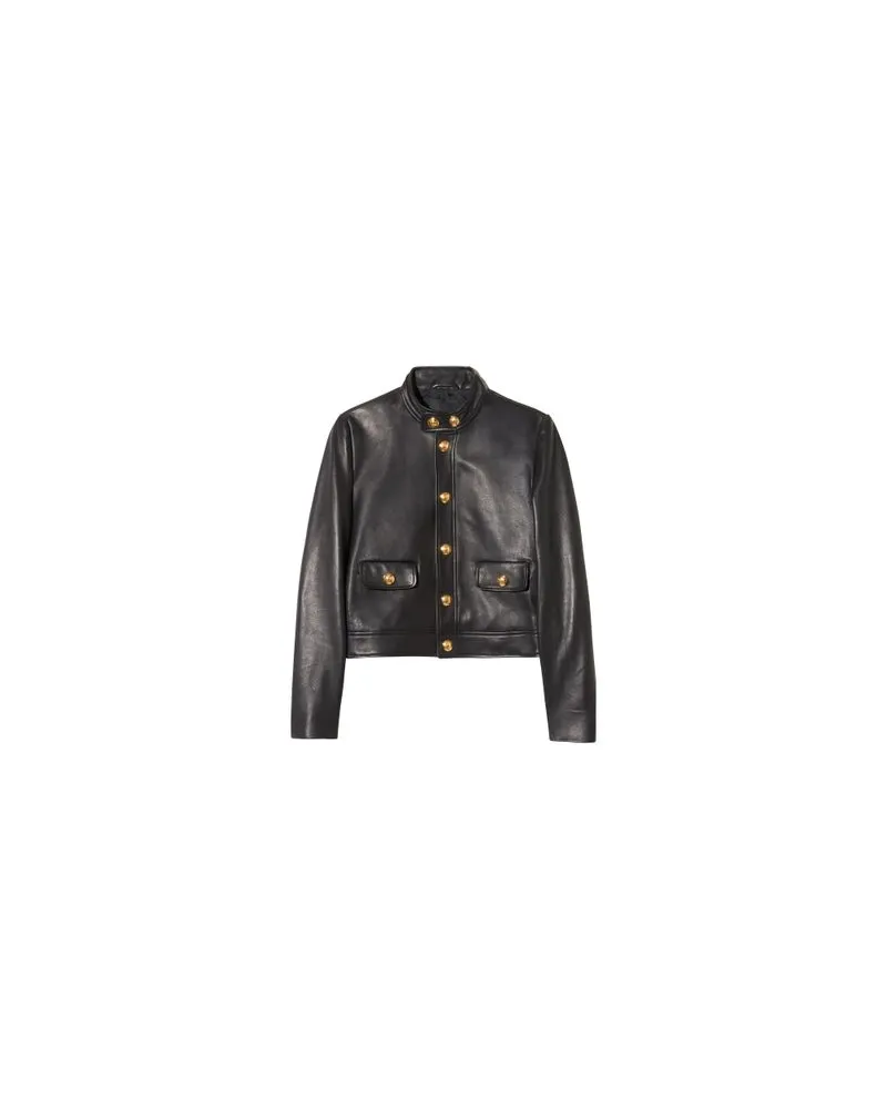 KHAITE Lederjacke Shelman Black