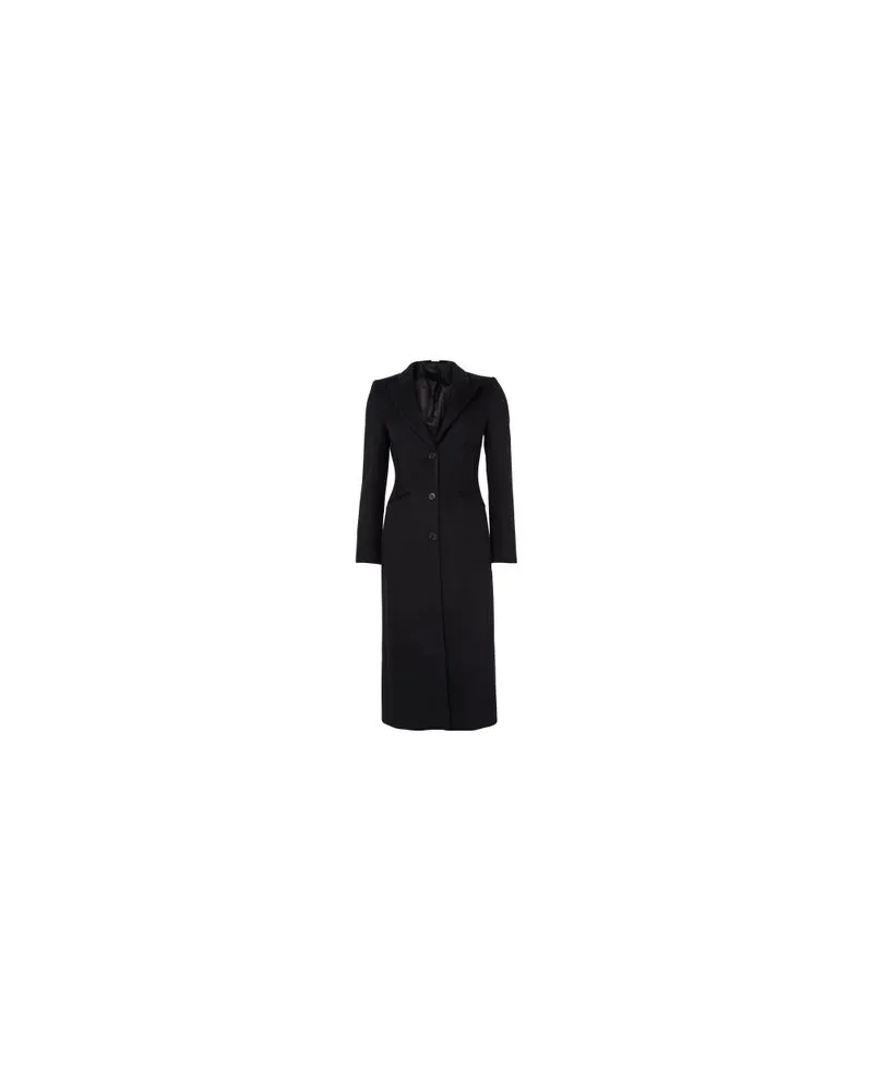Max Mara Ludmilla long coat Black