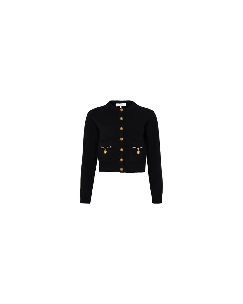 KHAITE Lederjacke Shelman Black