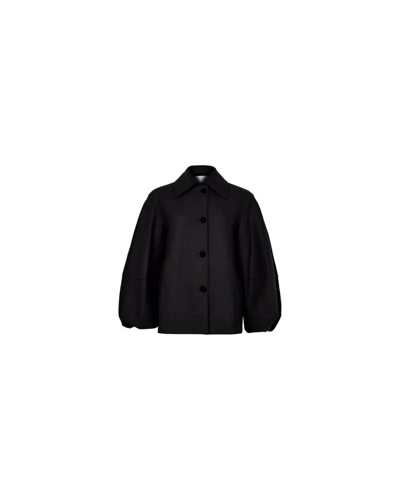 Givenchy Bomberjacke aus Nappaleder mit Reißverschluss und Schalkragen Black