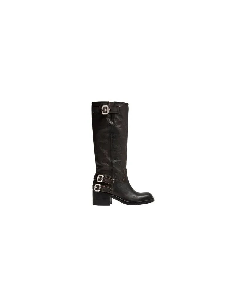 KHAITE Lederjacke Shelman Black