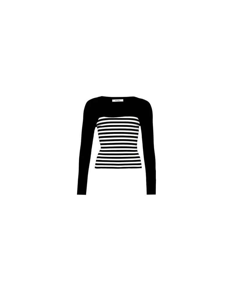 Valentino Garavani Midikleid aus Schurwolle Black