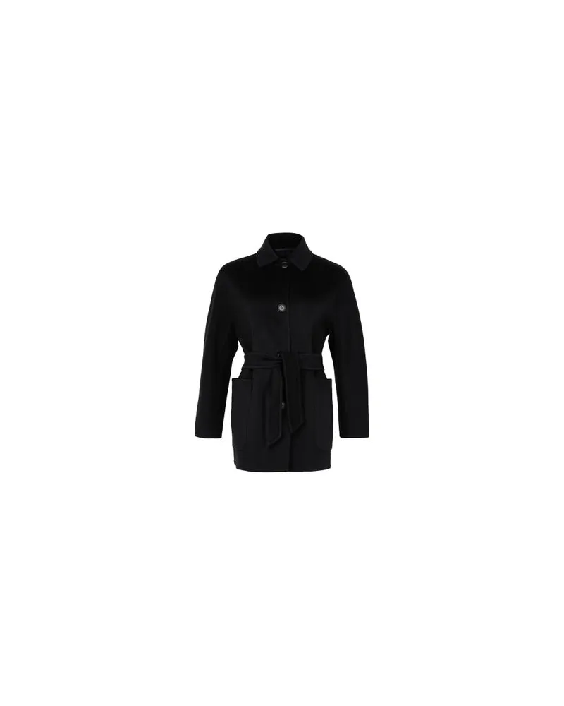 Valentino Garavani Midikleid aus Schurwolle Black