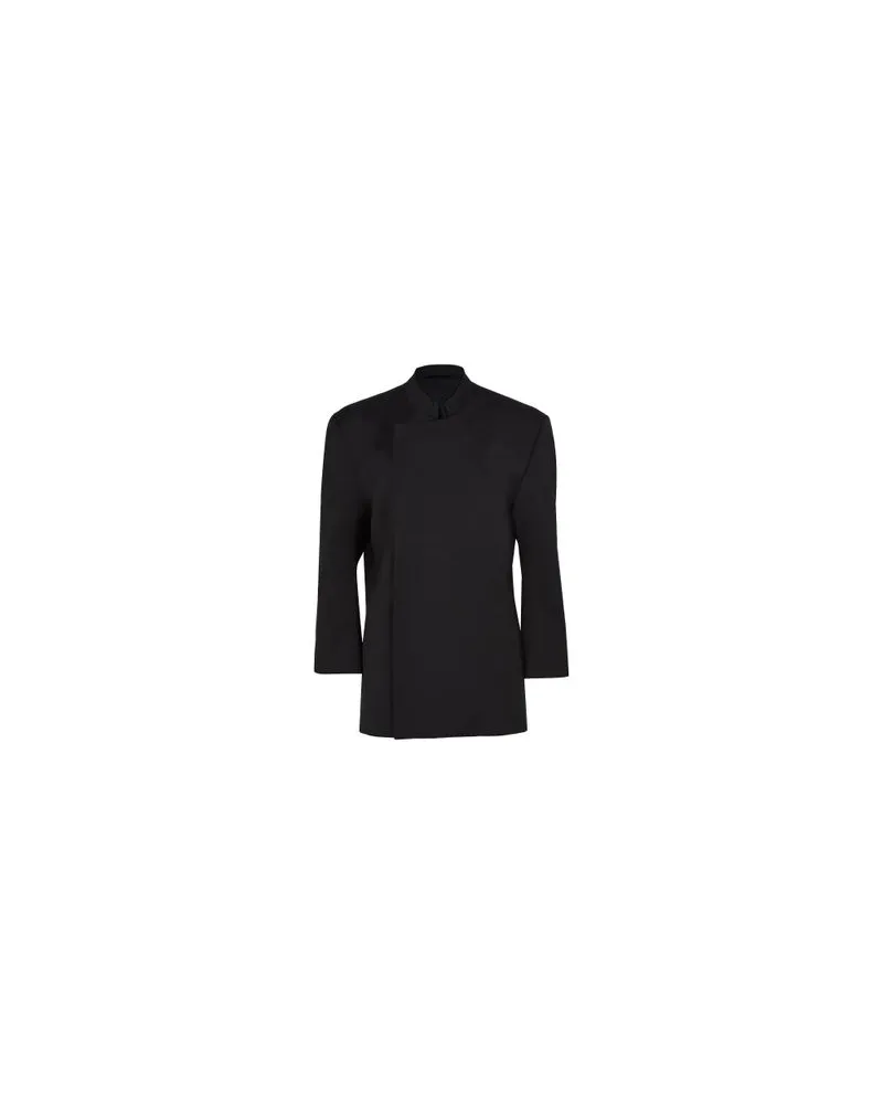 Valentino Garavani Midikleid aus Schurwolle Black