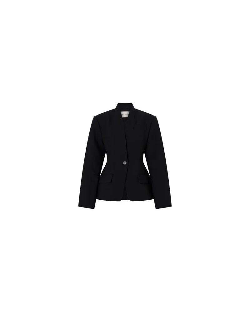 KHAITE Lederjacke Shelman Black