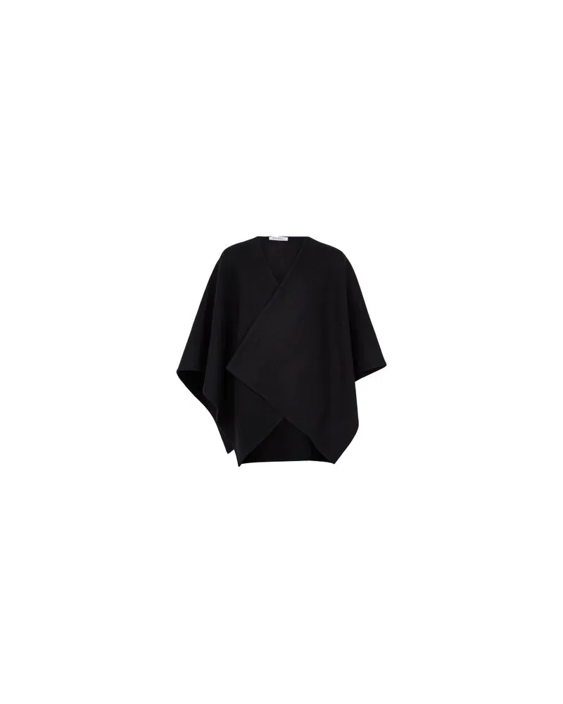 Valentino Garavani Midikleid aus Schurwolle Black