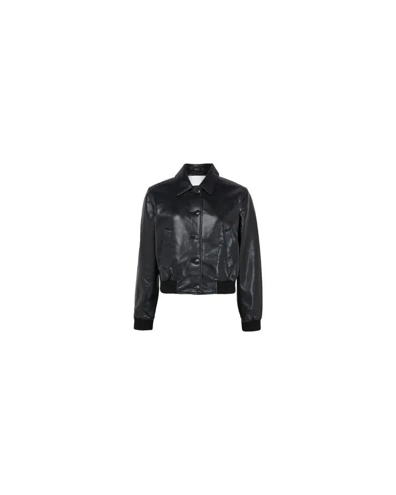 KHAITE Lederjacke Shelman Black