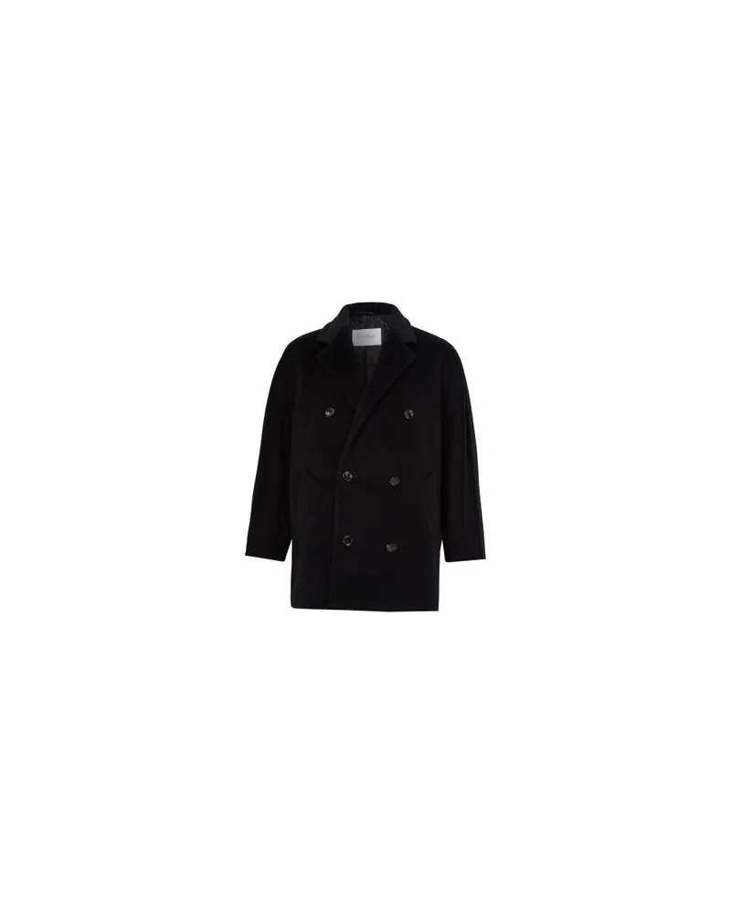 Max Mara Ludmilla long coat Black
