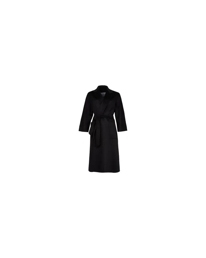 Max Mara Ludmilla long coat Black