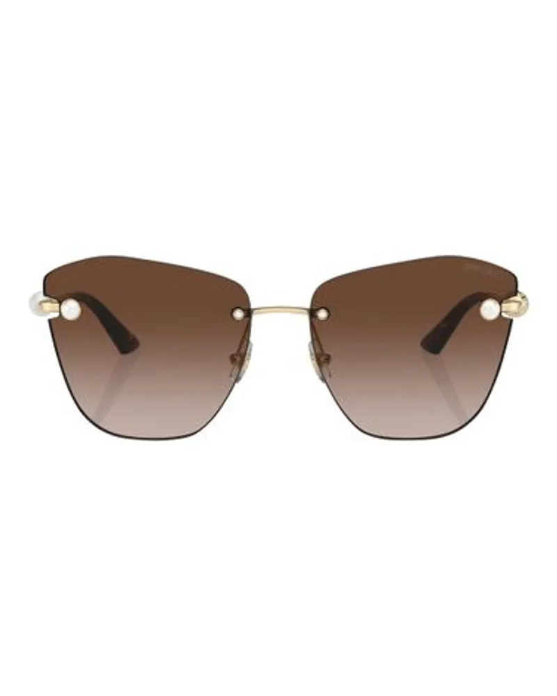 Jimmy Choo Sonnenbrille Butterfly Gold