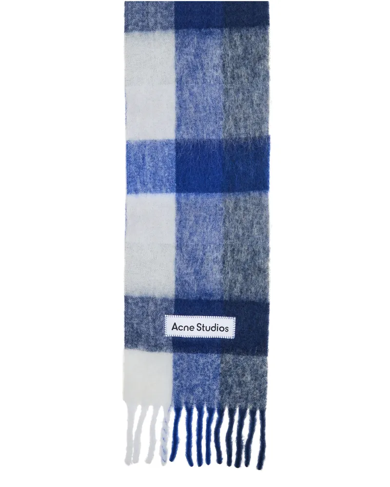 Acne Studios Fransenschal Vally White