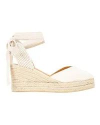 Bobbies Espadrilles mit Keilabsatz Camila Beige