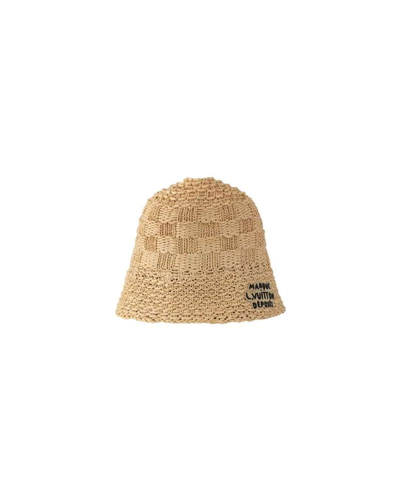 Louis Vuitton Damier Raffia Hut Beige