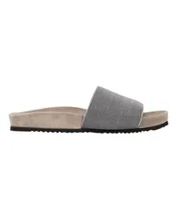 Brunello Cucinelli Pantoletten Grey