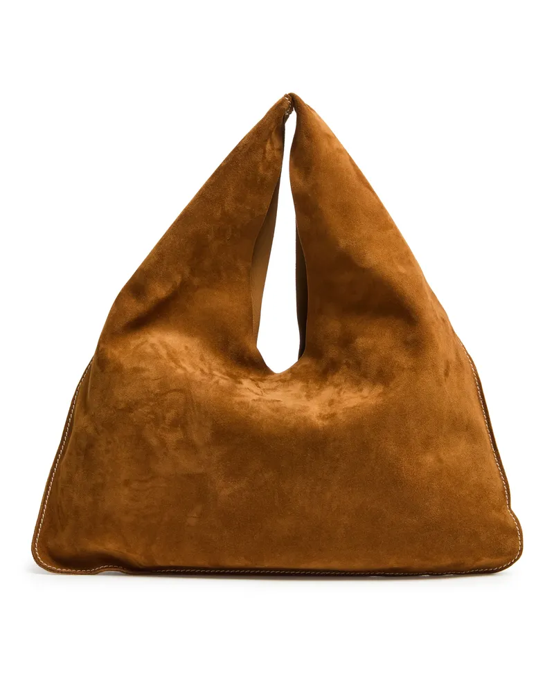 The Row Kleine Bindle-Bag aus Kalbsleder 