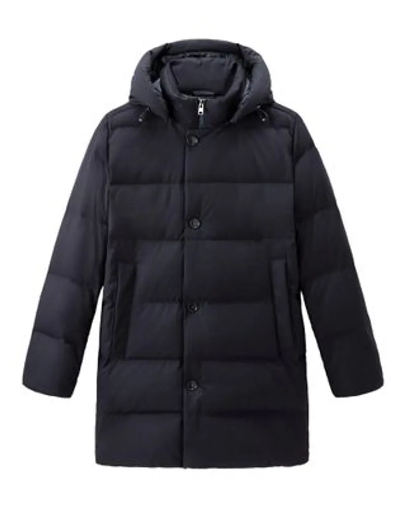 Woolrich Langer Parka Blue