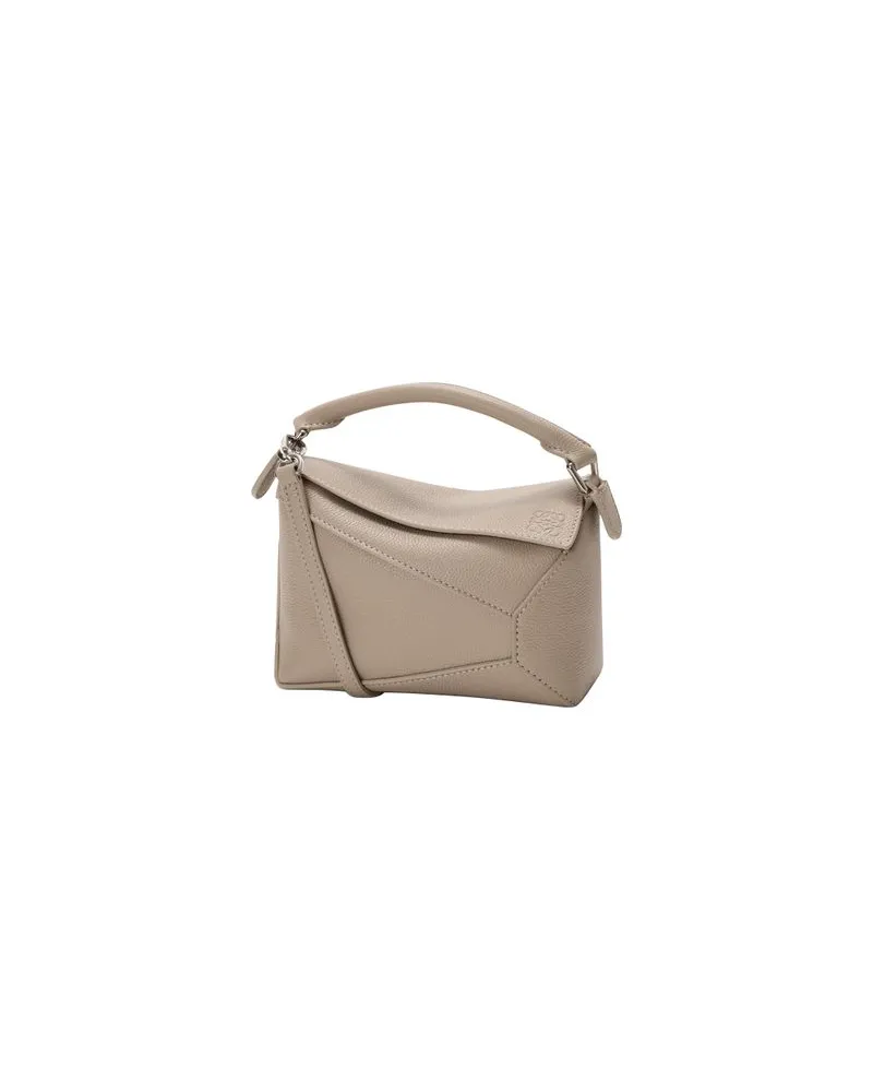 Loewe Minitasche Puzzle Edge Beige