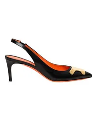 Santoni Santoni Slingback-Pumps Black