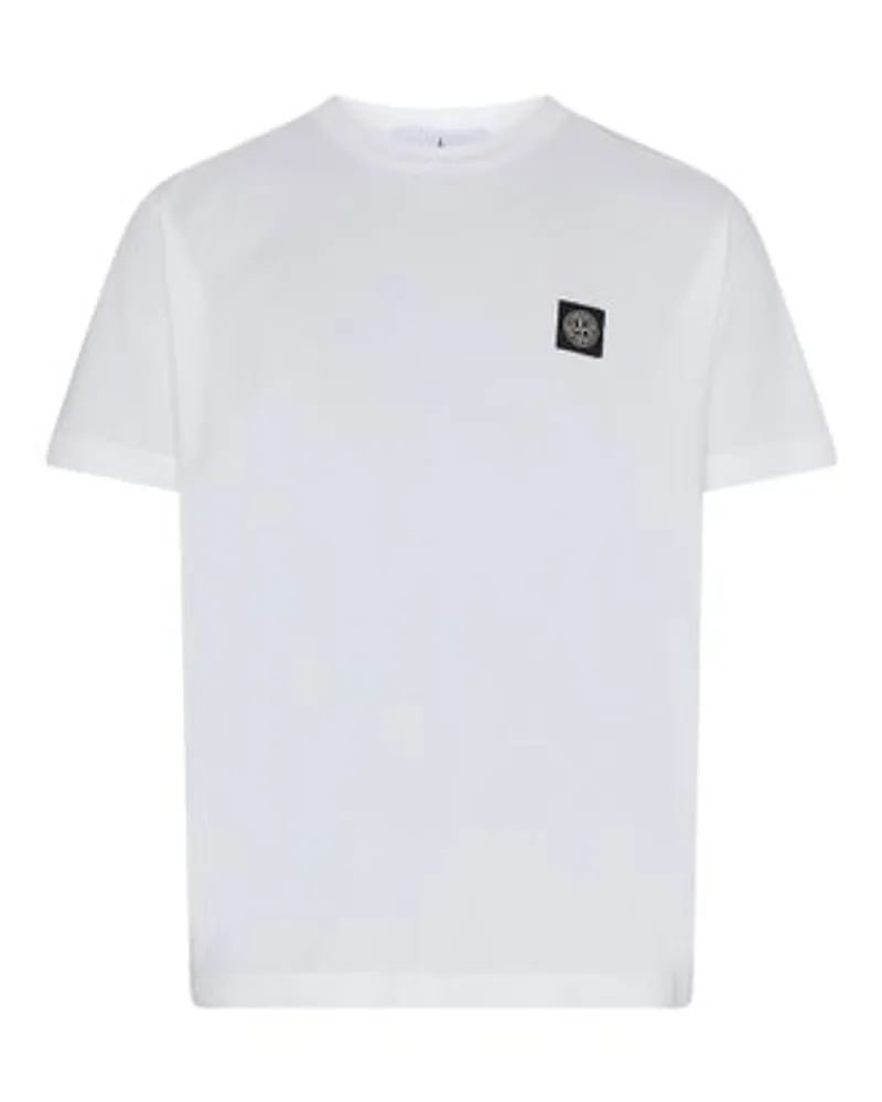 Stone Island Kurzarm-T-Shirt White