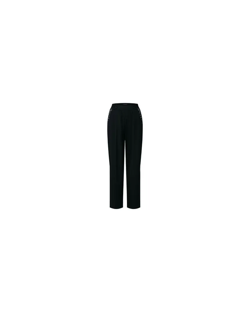 Louis Vuitton Jogginghose mit weitem Bein und Monogram-Detail Black