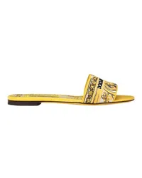 Dolce & Gabbana Sandalen mit gestickter Majolika Multicolor