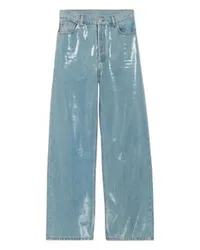 Claudie Pierlot Claude-Jeans mit Glitzereffekt Blue