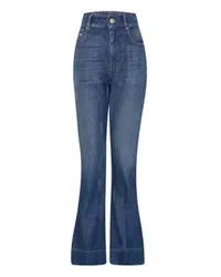 SPORTMAX Jeans mit weitem Bein Robinia Blue