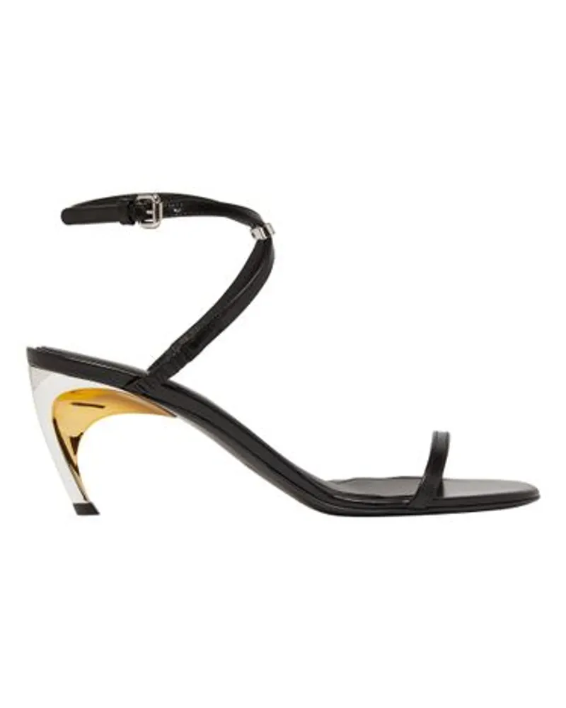 Alexander McQueen Sandalen Armadillo Black