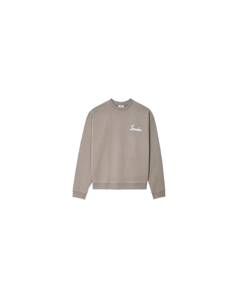 Sandro Oversize-Sweatshirt Green