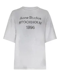 Acne Studios Logo-T-Shirt Grey