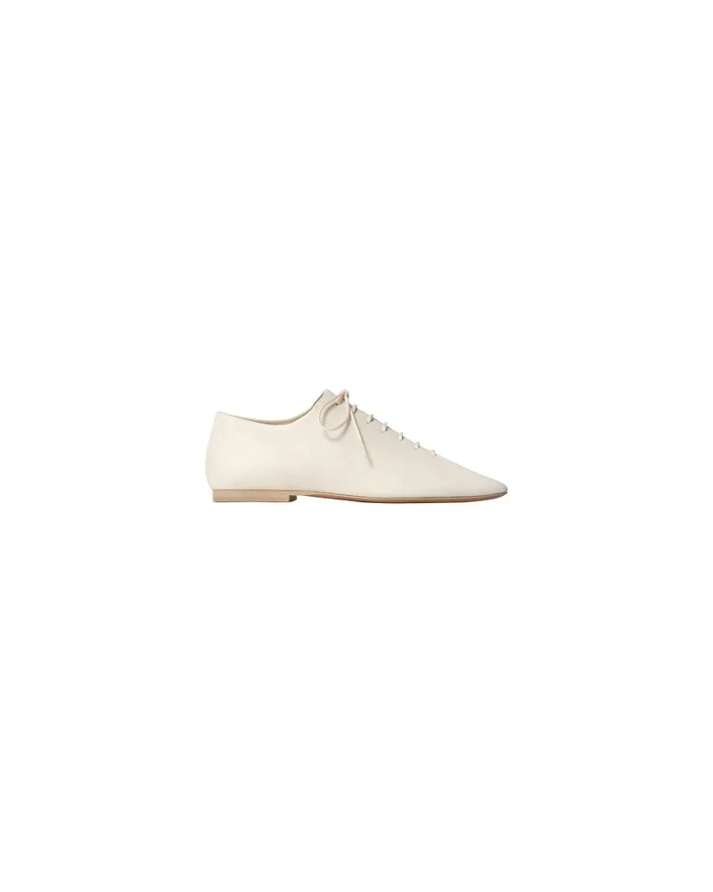 Christophe Lemaire Souris classic flat Derbies White