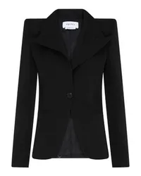 Alexander McQueen Zweireihiger Blazer Black