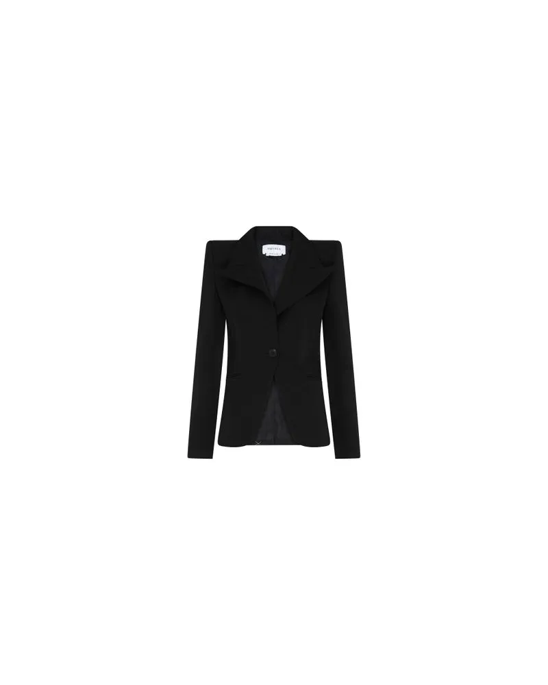 Alexander McQueen Zweireihiger Blazer Black