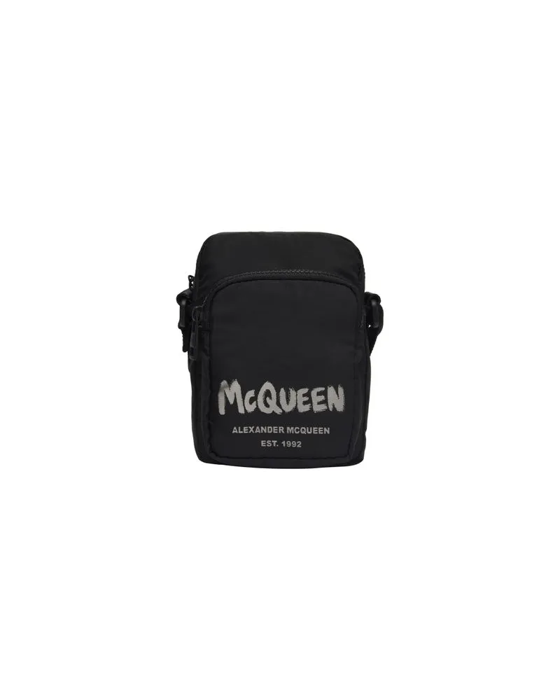 Alexander McQueen Mini Messenger Bag Black