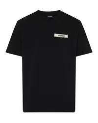 Jacquemus T-Shirt Gros Grain Black